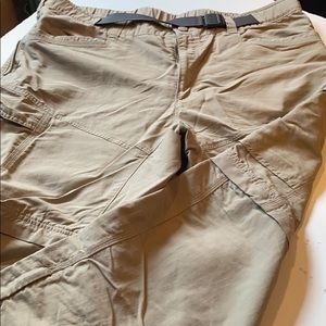 Men’s North Face zip off leg cargo pants